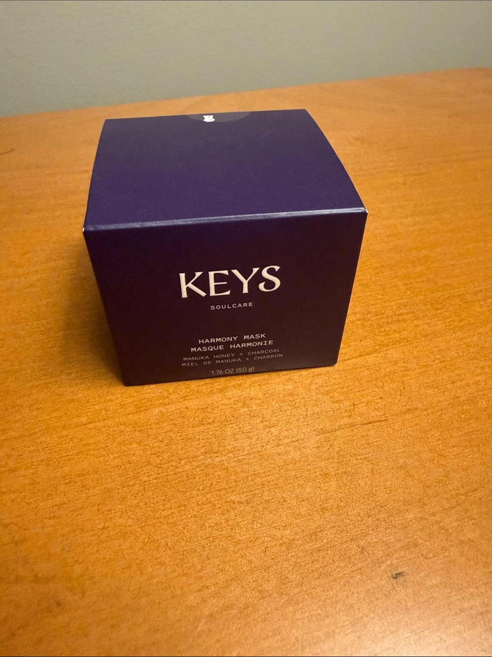 KEYS Soulcare Harmony Mask Manuka honey & Charcoal 1.76 oz New